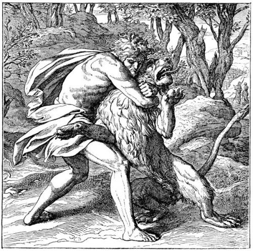 Samson and the Lion - Image 1